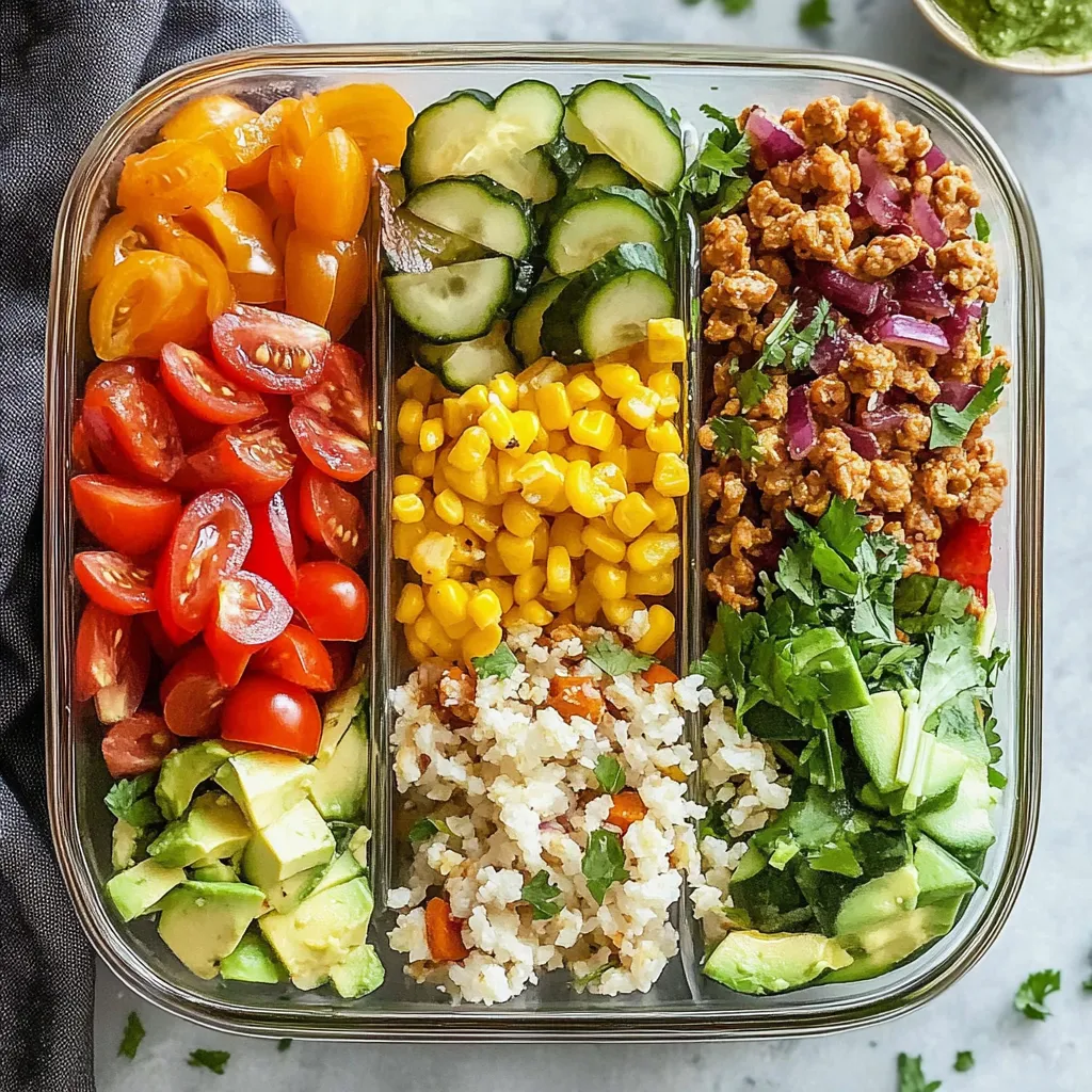 A tray of food with different types of vegetables.