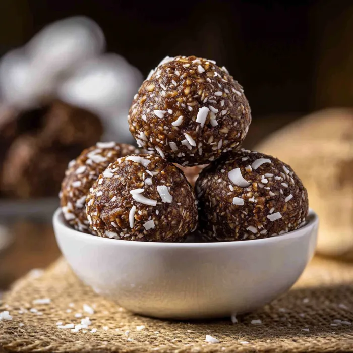 A bowl of vegan snacks.